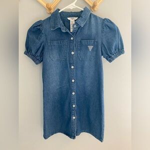 Guess Kids 6X Denim Dress EUC